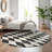 Premium Machine Washable Cerrito AMF578 Black Rug-104829874