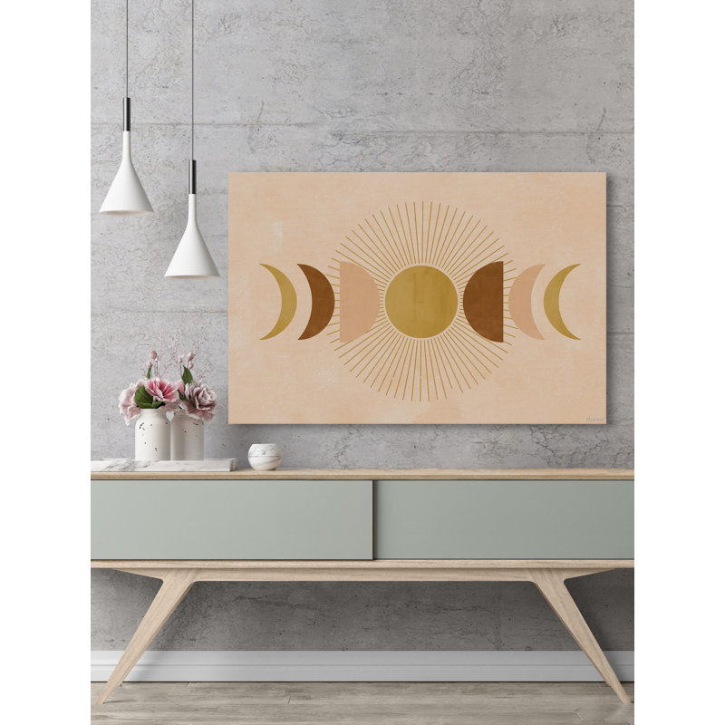 «Sun and Moon», reproduction sur toile tendue, H 40 po x l 60 po x P 1,5 po