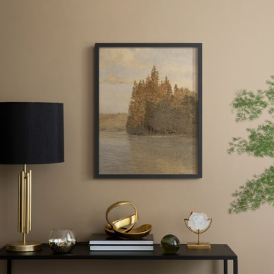 «Vintage Landscape», reproduction encadrée CLxx - bois massif