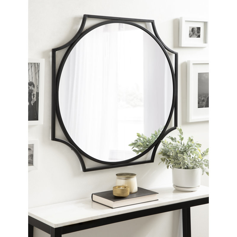 Hudanich Metal Flat Mirror, 28" X 28"