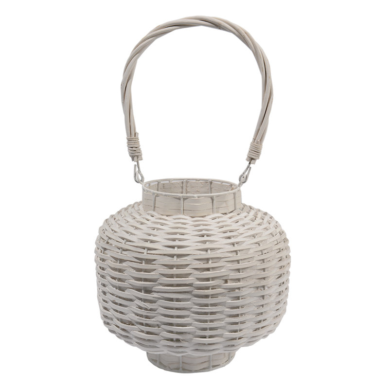 Lanterne sur pied 17,5 po, Blanc