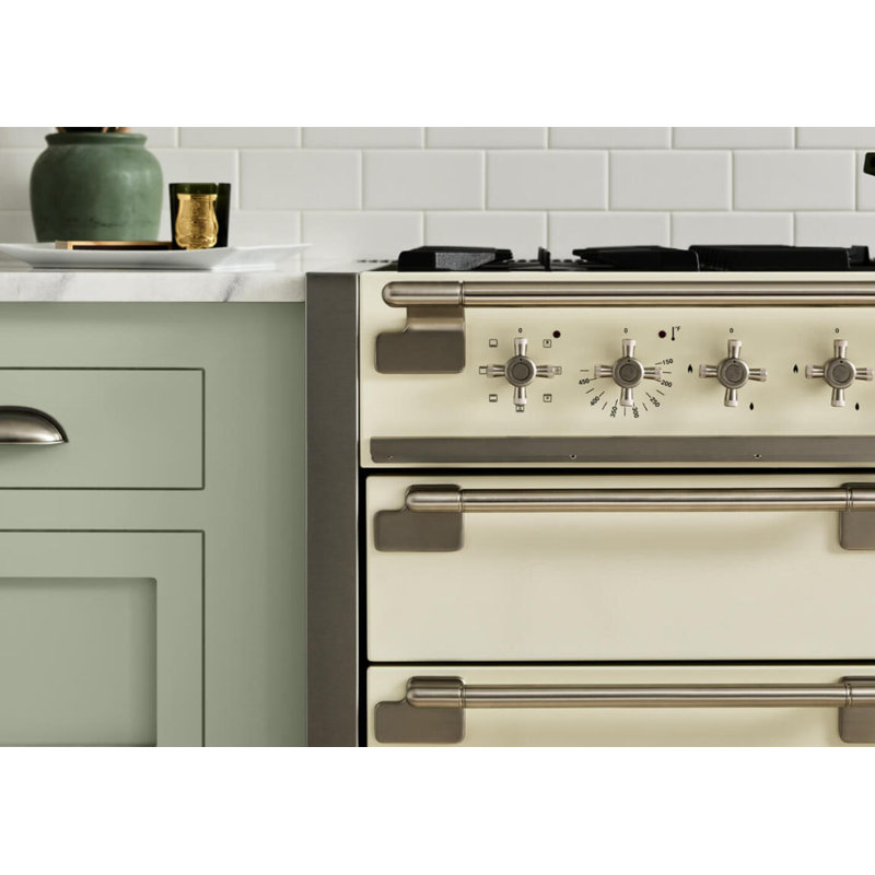 AGA Elise 36" Range and Rangetop 7-Knob Pack Accessory, Brushed Brass