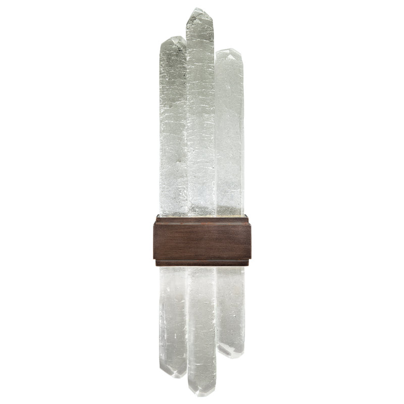 Lior 2 - Light Flush Mounted Sconce, 21" H x 5" W x 4" D, Bronze, 3000