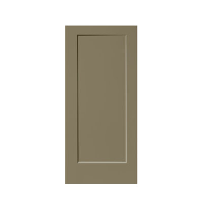 Paneled Manufactured Wood Sliding Closet Door