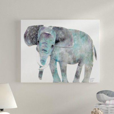 'Cutout Collage Elephant' Art