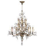 Crystal Laurel 16 - Light Crystal Chandelier