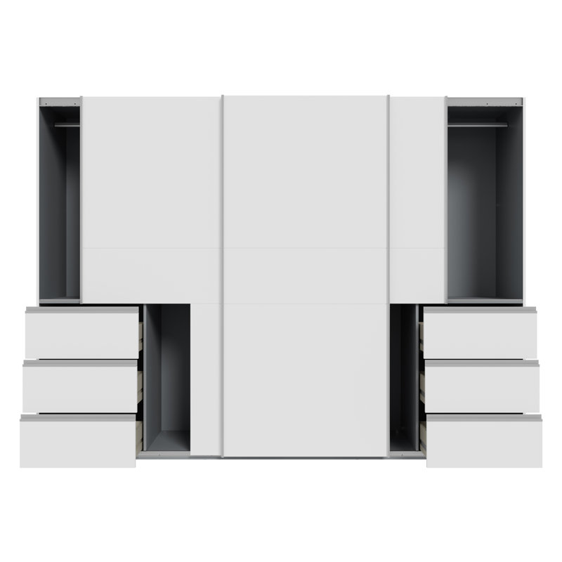 Tauris 3 Door Manufactured Wood Wardrobe