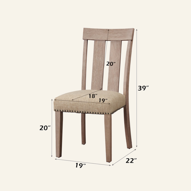 Ensemble de 2 chaises d'appoint Nathaniel
