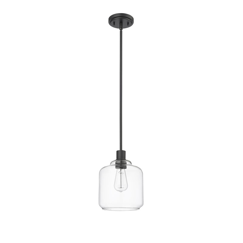 Asheville 1 - Light Dimmable Pendant, Matte Black