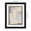 Fabric Pattern Collage No 7 by The MIUUS STUDIO Wood Framed Wall Art Print-487477345-487477344