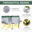 Lawn Chair With Stable Steel Frame And Pu Coated Cloth For Outdoor Use Folding Cup Holders Enjoyment