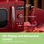 Living And Home 44cm 20m³ L 800W - Watt Smart External Countertop Microwave with Sensor Cooking and Air Frying Capability-97966933