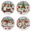 Service de table 16 pièces Christmas Gnomes