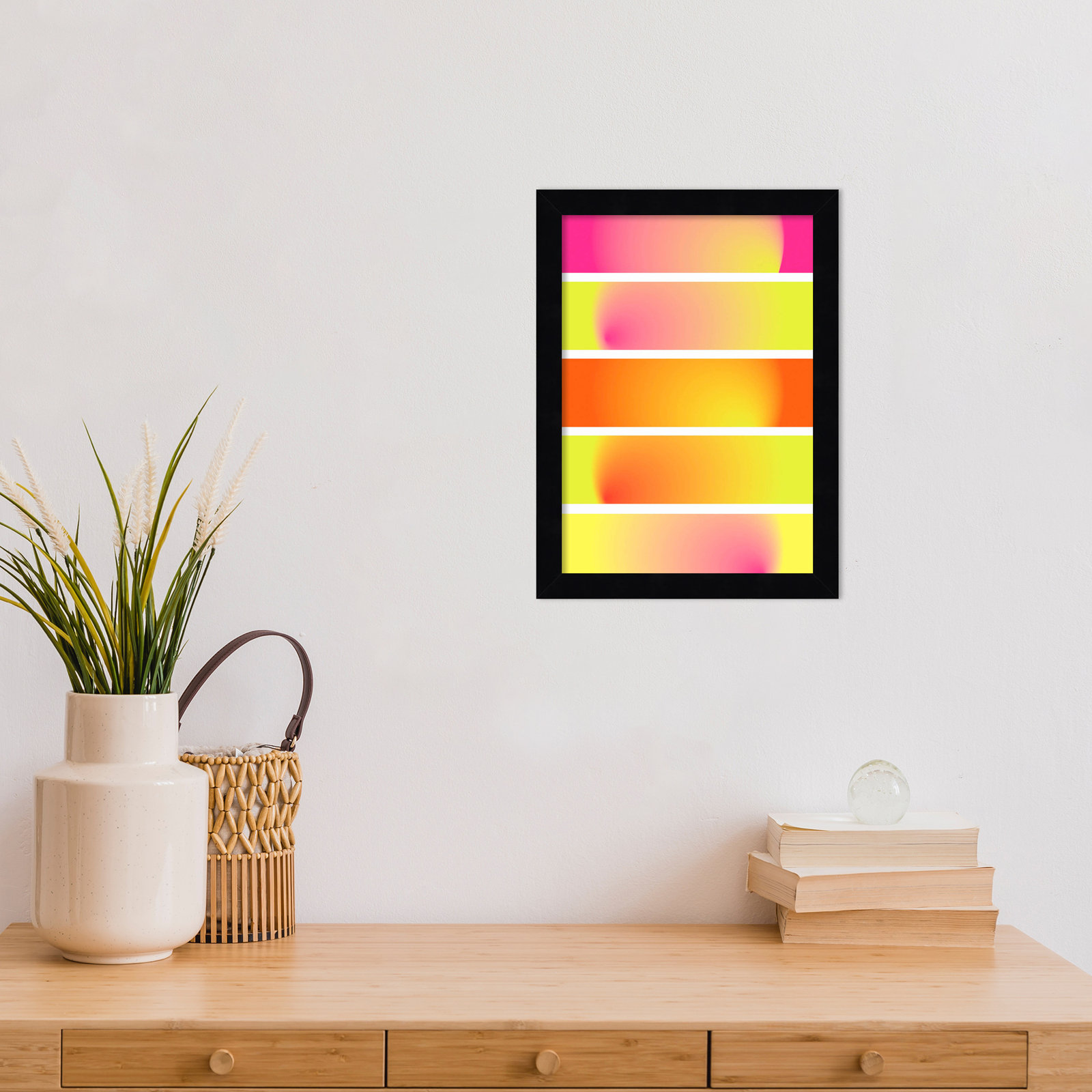 One Way by Valeria Castillo, Black, 13" H x 10" W x 1" D