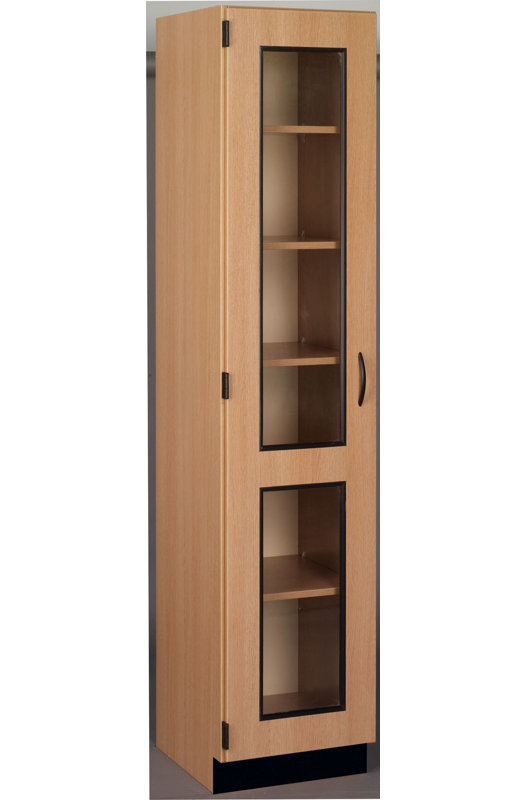 Armoire de classe à 6 compartiments Science, Noyer