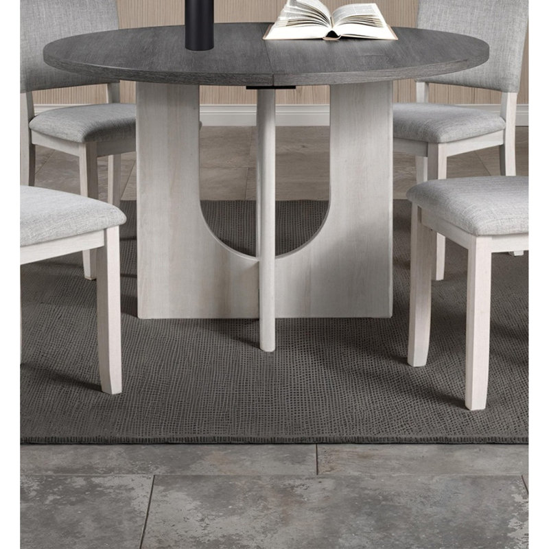 Table de salle à manger Classic Classic 1pc, Gris/gris pâle