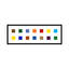 Albree Modern Colorful Squares, impression sur toile-2047360364-2127614329
