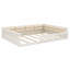 Lit plateforme tapissier avec garde-corps et coussin-1833897996