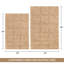  Ensemble de tapis de salle de bain 100% coton Brentwood-629238593