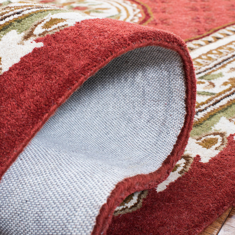 Tapis oriental en laine touffeté à la main Alg, Rond 3 pi 6 po