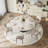 59" Round Marble Dining Table for 6-8 People-133376763
