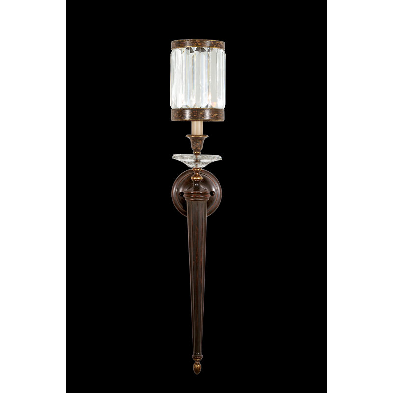 Eaton Place 1 - Light Wallchiere, 24” H x 6” W x 6” D, Rustic Iron