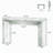 55" Rustic Console Table, Farmhouse Sofa Table Hallway Table
