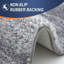 Tapis de bain 40 x 24 po, microfibre moelleuse, base en caoutchouc antidérapant, tapis à séchage rapide, lavable à la machine pour la baignoire, la douche et le plancher-549773364