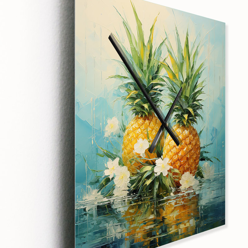 Horloge murale Cobe - Ananas, Moyen