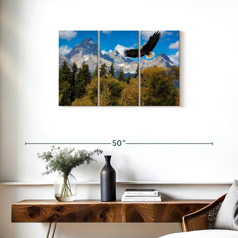Brampt Grand Teton Eagle, 20" H x 33" W