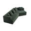 Memory Foam Couch, No Installation & Easy To Transport, Deep Seat Modern Sofa With Chenille Fabric
