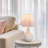 Srivatsa 16‘’ White Ceramic Kids Table Lamp with Wavy Shade