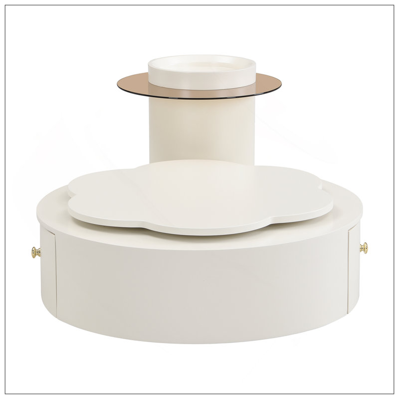 Ensemble de 2 tables basses rondes U-Can Modern