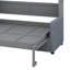 Lit escamotable mural double avec coussin moelleux