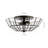 Glass Semi Flush Mount