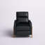 Fauteuil inclinable rembourré Antwine, noir-70347180