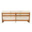 Paresseux d'extérieur 3 places en acacia beige-129429568