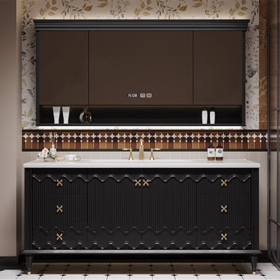 American retro-style bathroom cabinet
