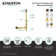Kingston Brass Made To Match 21-Inch Brass Toe Touch Tub Waste and Overflow