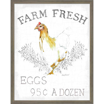 «Farm Fresh Enamel V2» par Avery Tillmon, art mural encadré