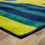 Tapis touffeté bleu / vert-34150650