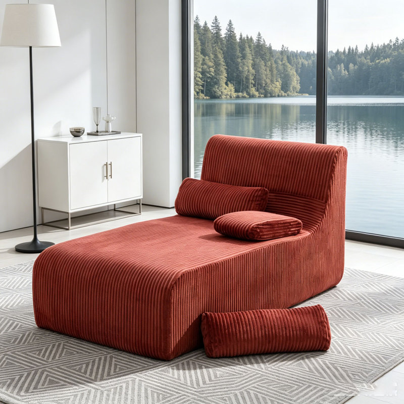 Méridienne Modern, Red