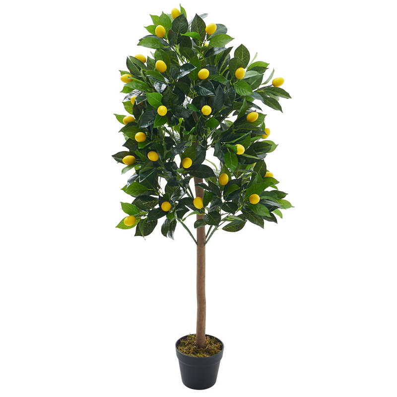 120cm Faux Lemon Plant in Pot