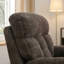 Fauteuil inclinable brun en polaire Cashmere
