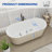 Colour 59'' x 27.56'' Soaking Bathtub-91059562