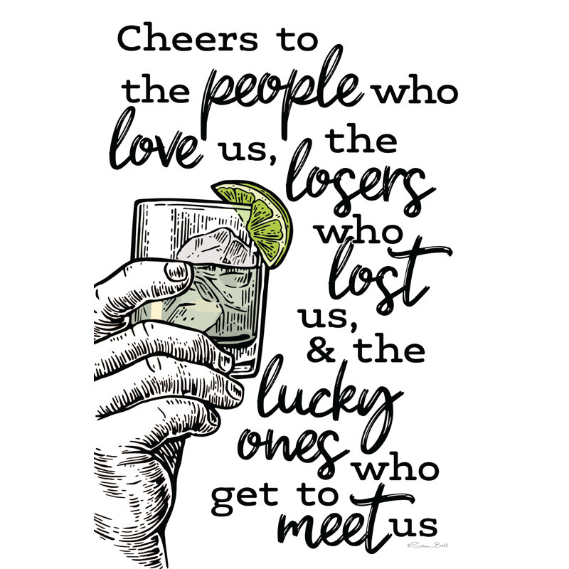 «Cheers» par Susan Ball, H 18 po x l 12 po