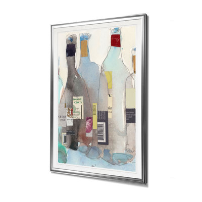 Les bouteilles de vin III - impression