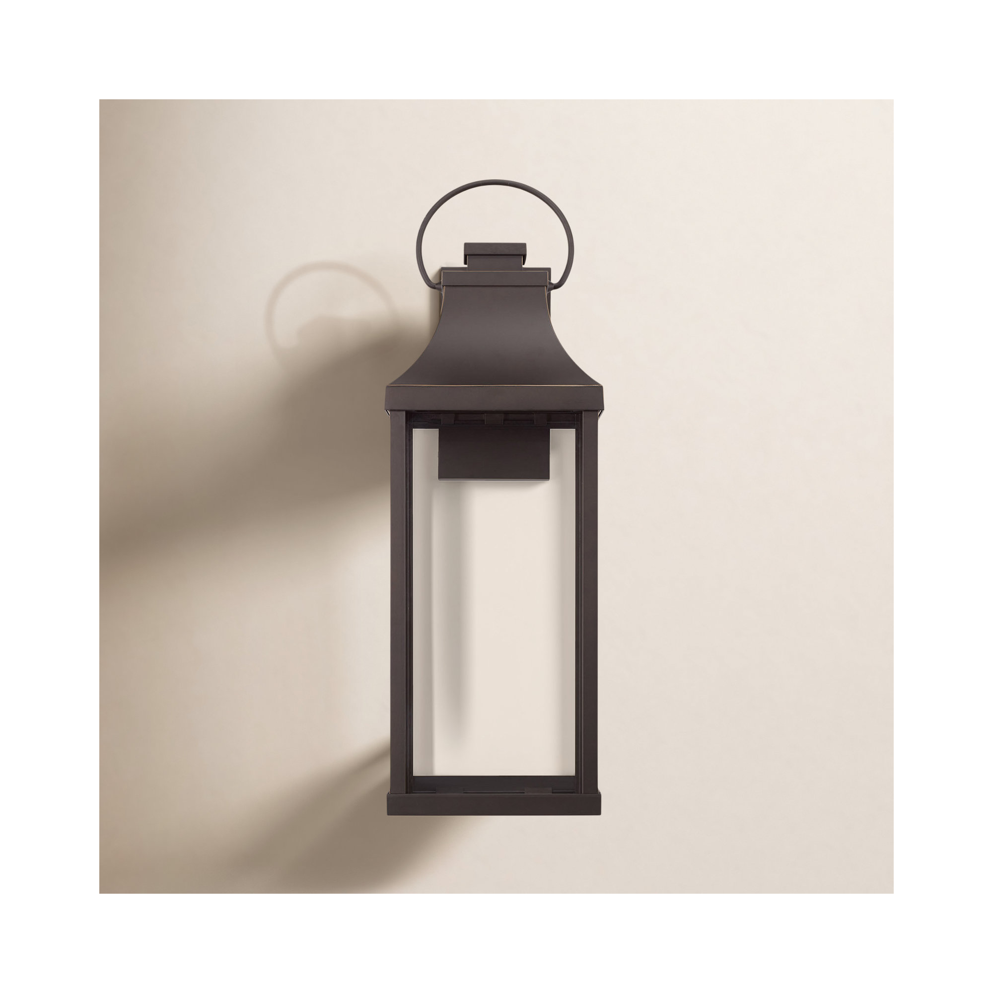 Single Light Outdoor Wall Light, Oiled Bronze
