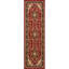 Romulus Power Loom Red/Beige/Black Medallion Kashan Rug-16786988