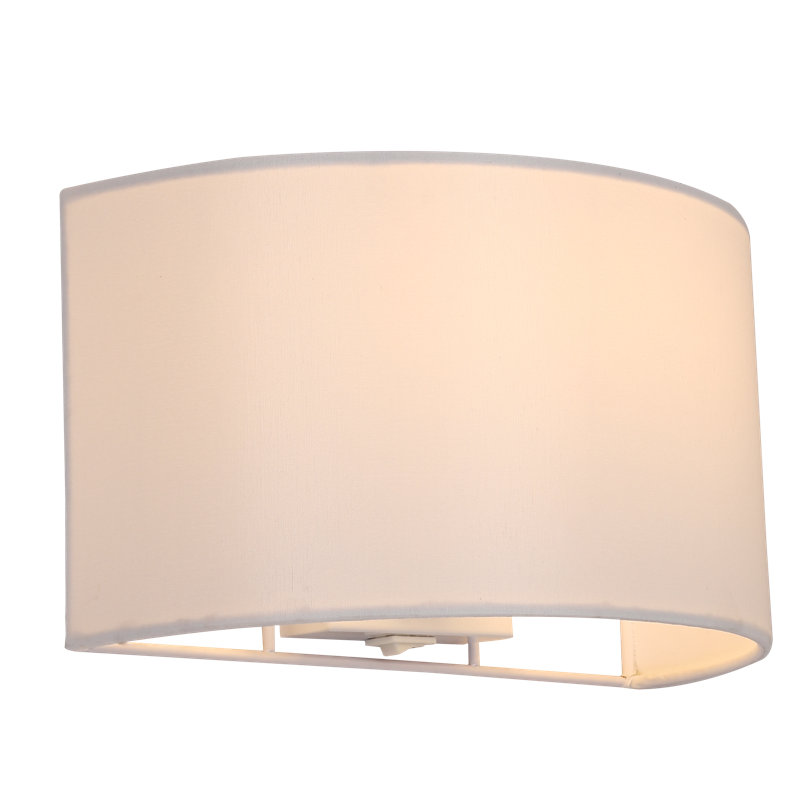 Enola Iron Flush Mounted Sconce, White